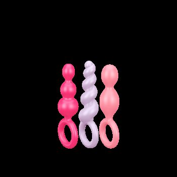 Booty Call 3 pcs - Multicolor Plug anal Satisfyer