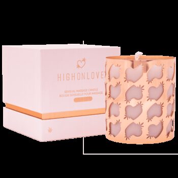 Bougie de massage à l'huile de graines de Chanvre - 250 ml