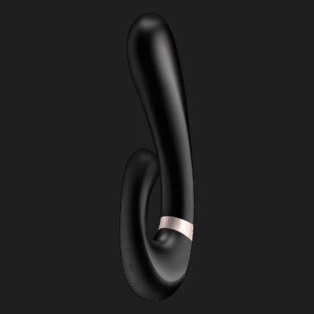Heat Wave Connect App - Noir Stimulateur clitoridien et Vibromasseur point G Satisfyer
