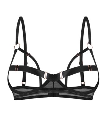 Euridia soutien-gorge ouvert - Noir